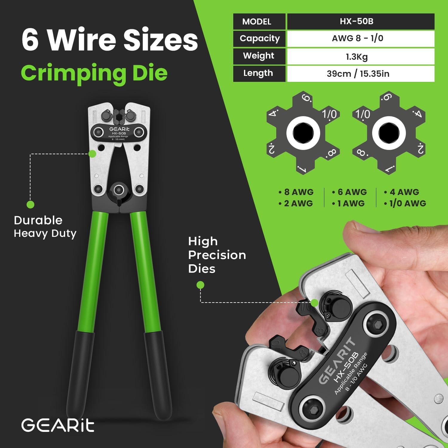 4 Gauge CCA Ground Wire (25FT Each - Black and Red) All-In-One Kit: Crimping Tool, Cutter, 15 Lugs, and 20 Heat Shrink Wrap