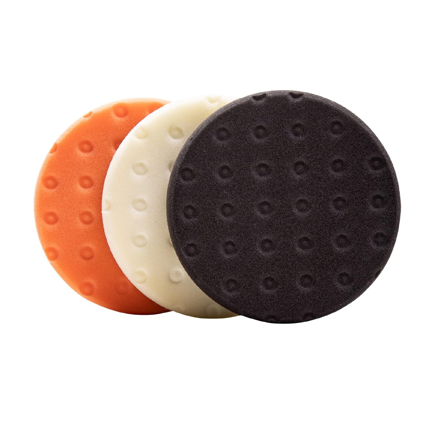 3.5" CCS Foam Pad Kit (Set of 3) – Light Cutting, Polishing and Finishing. Fits 3" Backing Plate.