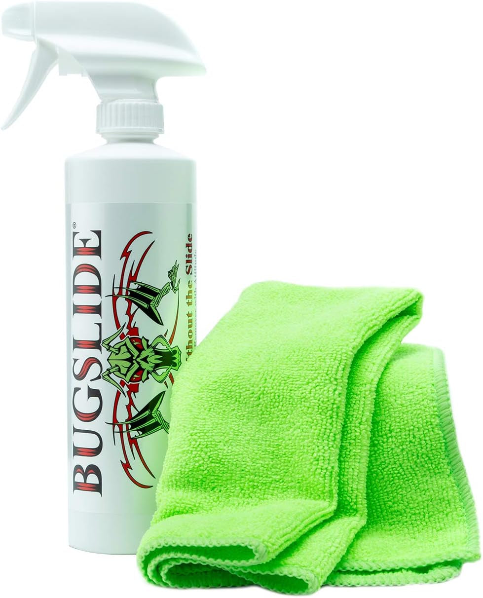 16 Oz Shop Kit Cleaner and Polisher with Microfiber Towel, Tree Sap Remover, Waterless Detailer for Removing Bugs without Scratching, Shining and Degreasing All Surfaces