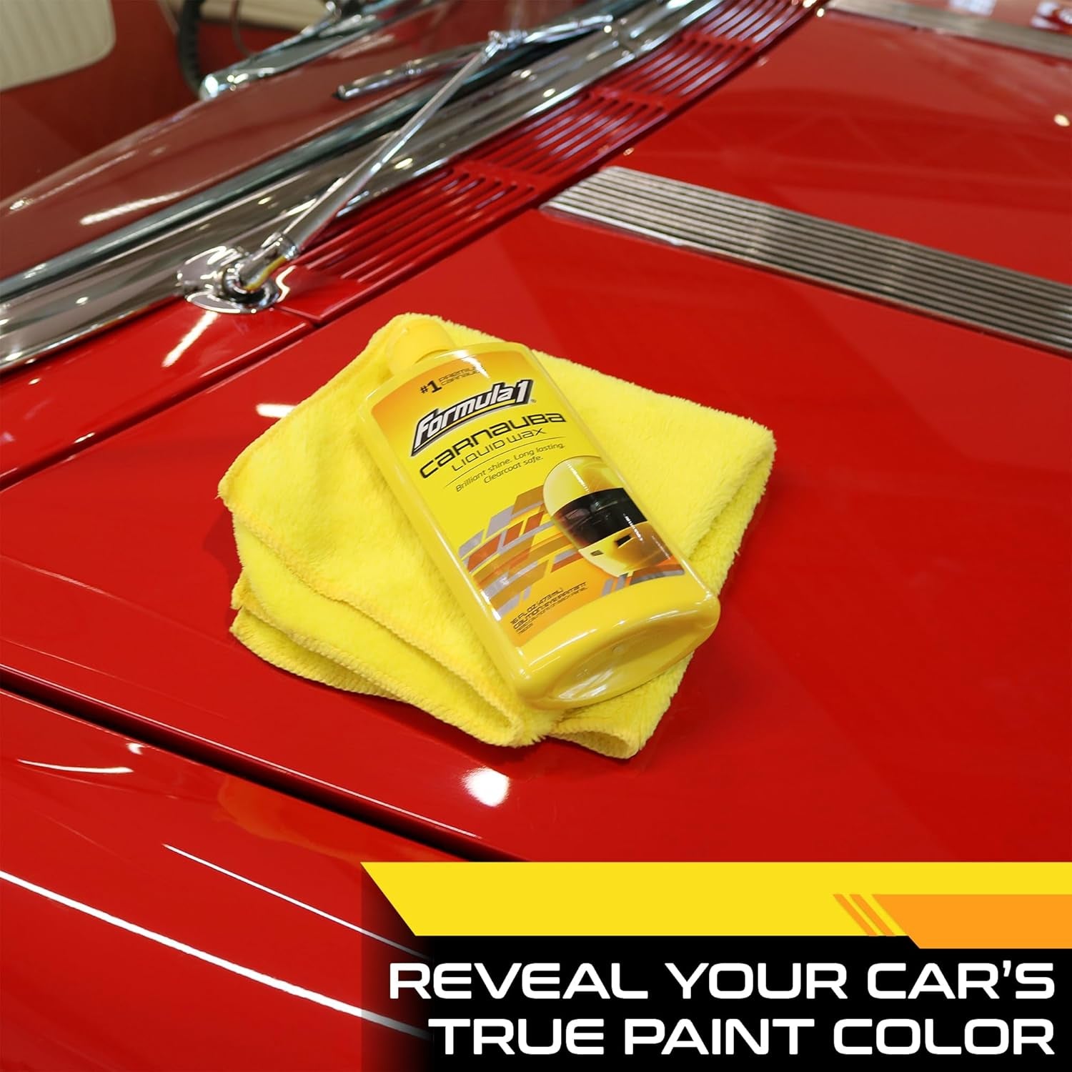 Carnauba Liquid Car Wax, High Gloss Shine & Protection for Auto Paint, Advanced Micropolishing to Remove Haze & Restore Vehicle Paint, 16 Oz