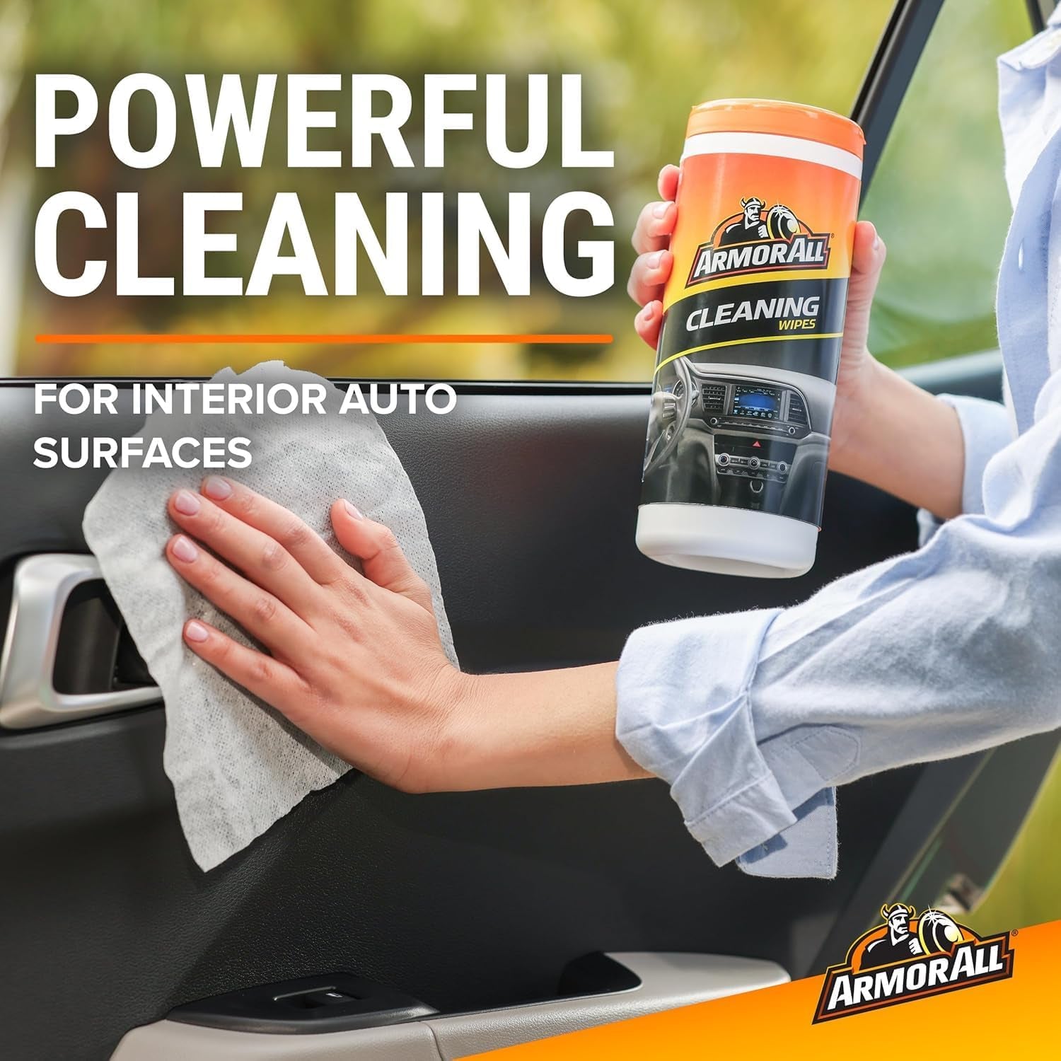 Car Cleaning Wipes, Gifts for Dad, Wipes for Car Interior and Car Exterior, 90 Wipes Each