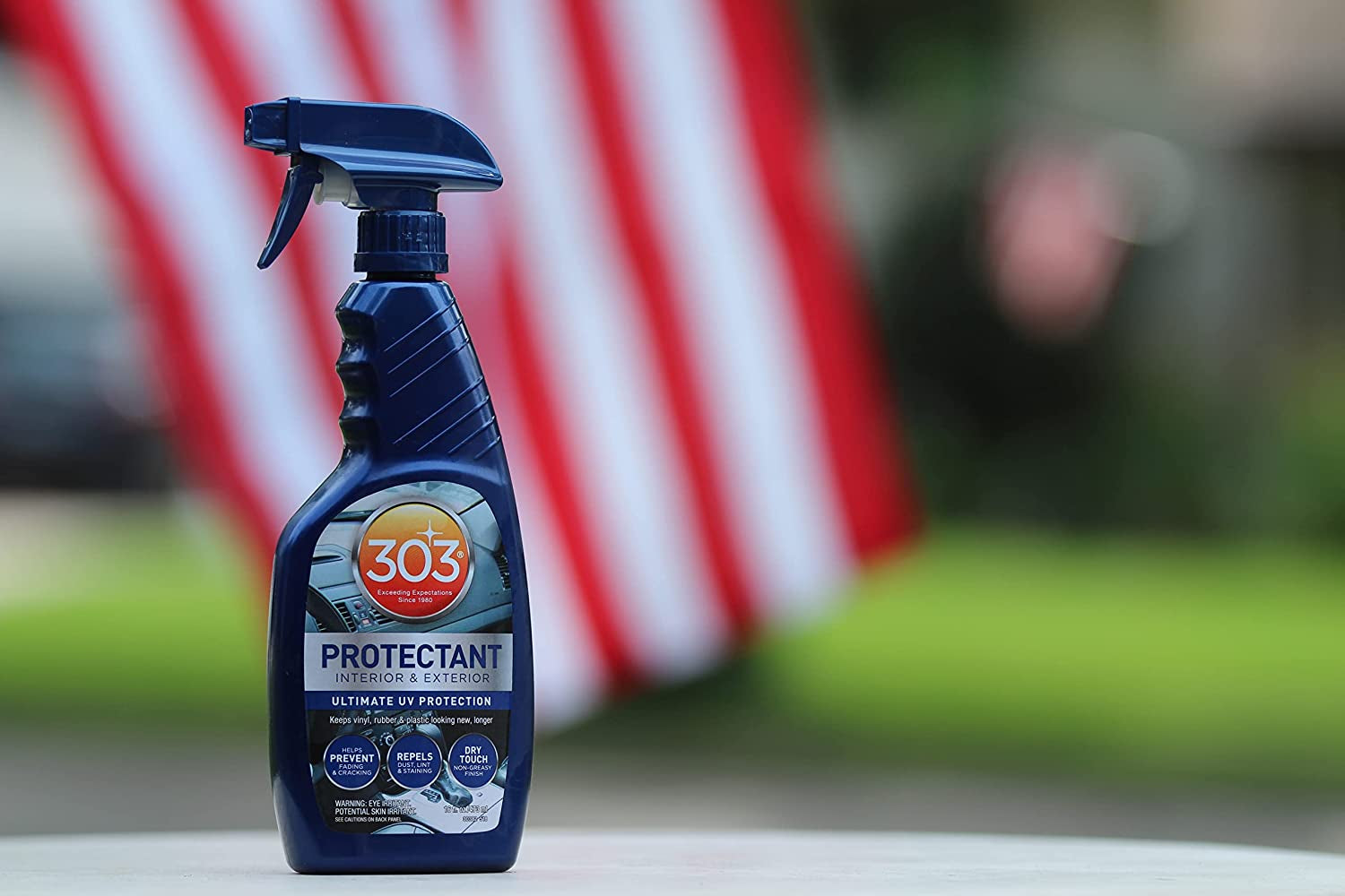 Automotive Protectant Spray - Helps Prevent Fading & Cracking, Repels Dust, Lint & Staining, Superior UV Protection & Restores Lost Color, Exterior & Interior Car Cleaning Supplies 16Oz
