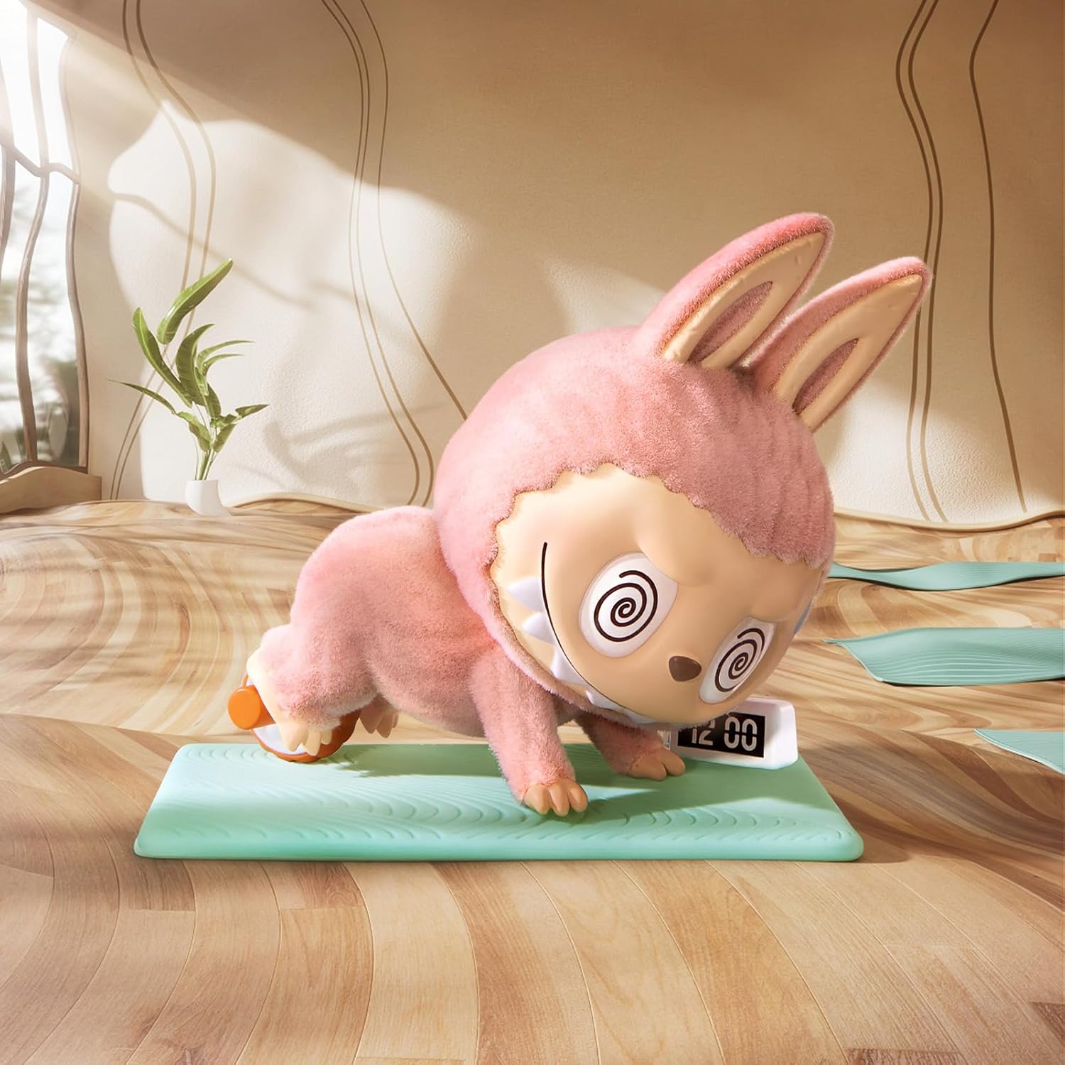 the Monsters Lazy Yoga Series Figures, the Monsters Blind Box Figures, Random Design Action Figures Collectible Toys Home Decorations, Holiday Birthday Gifts for Boys and Girls, Single Box