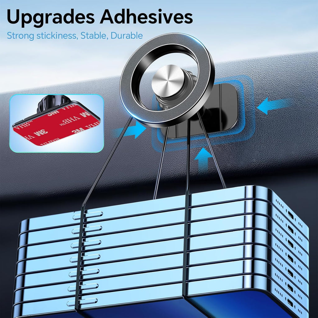 for Magsafe Car Mount【20 Strong Magnets】Magnetic Phone Holder for Car Phone Holder Mount Dash【360°】Cell Phone Holders for Your Car Accessories for Women Men Iphone 16 Pro Max 15 14 13 12 Plus