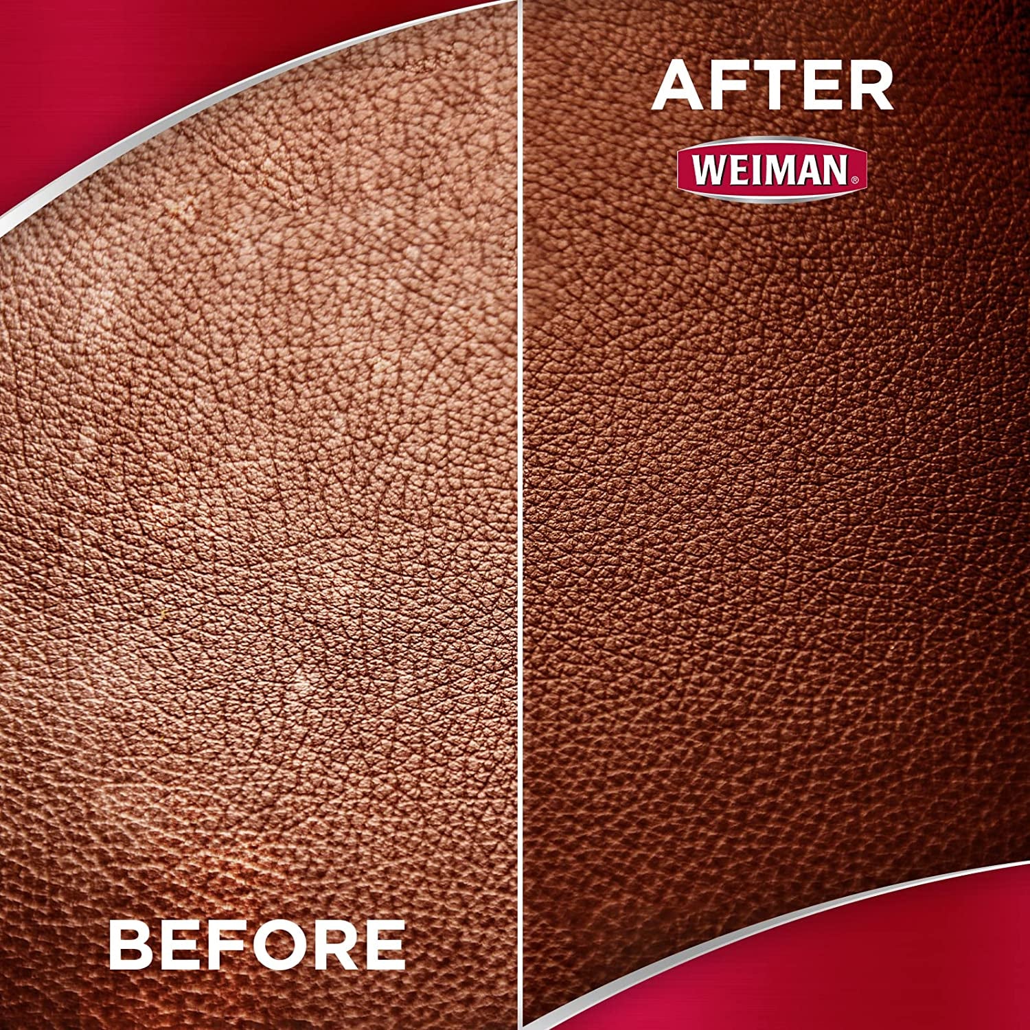 Leather Conditioner & Cleaner - Restores Surfaces, UV Protectants Help Prevent Cracking or Fading of Furniture, Sofa, Couch, Car Seats, Shoes, Purses, 6 Pack, 22 Oz